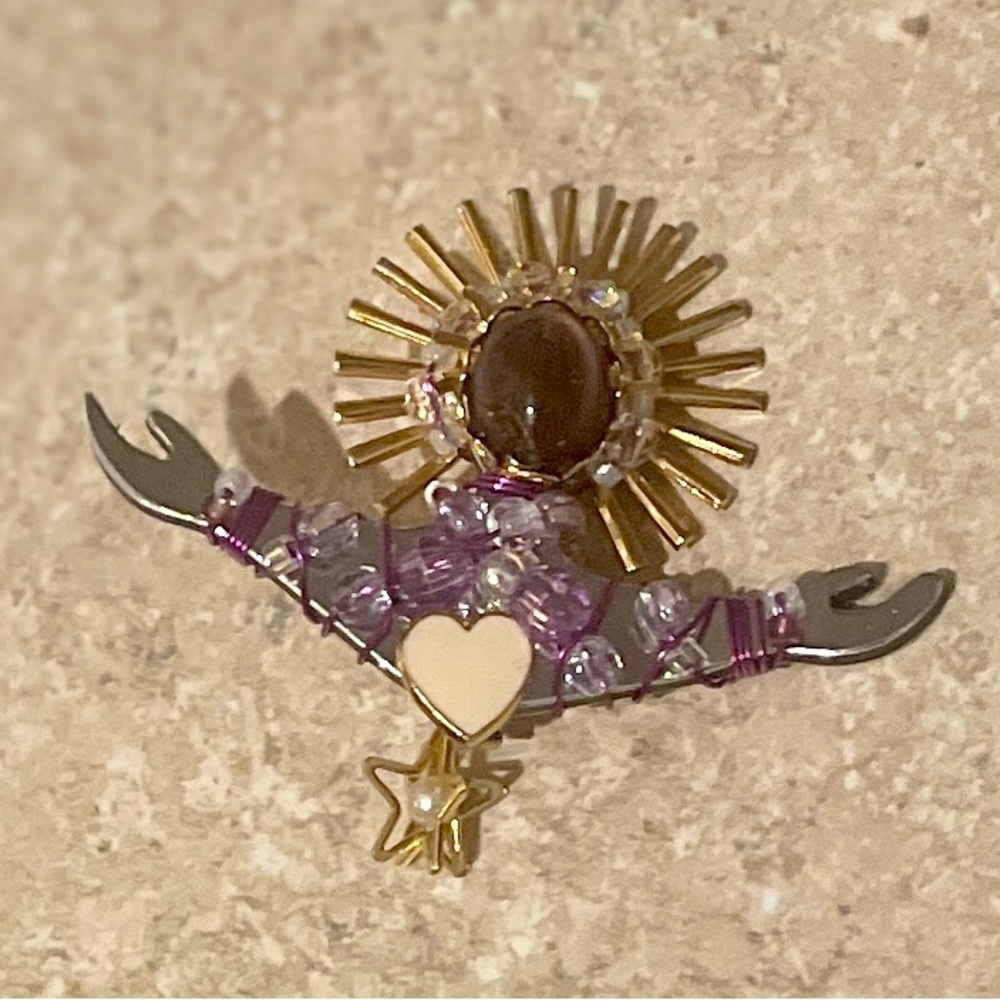Liztech 2008 signed original Goddess’s Embrace Brooch